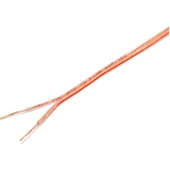 Кабель акустический Cablexpert CC-TC2x075-15M прозрачный 15 м бухта