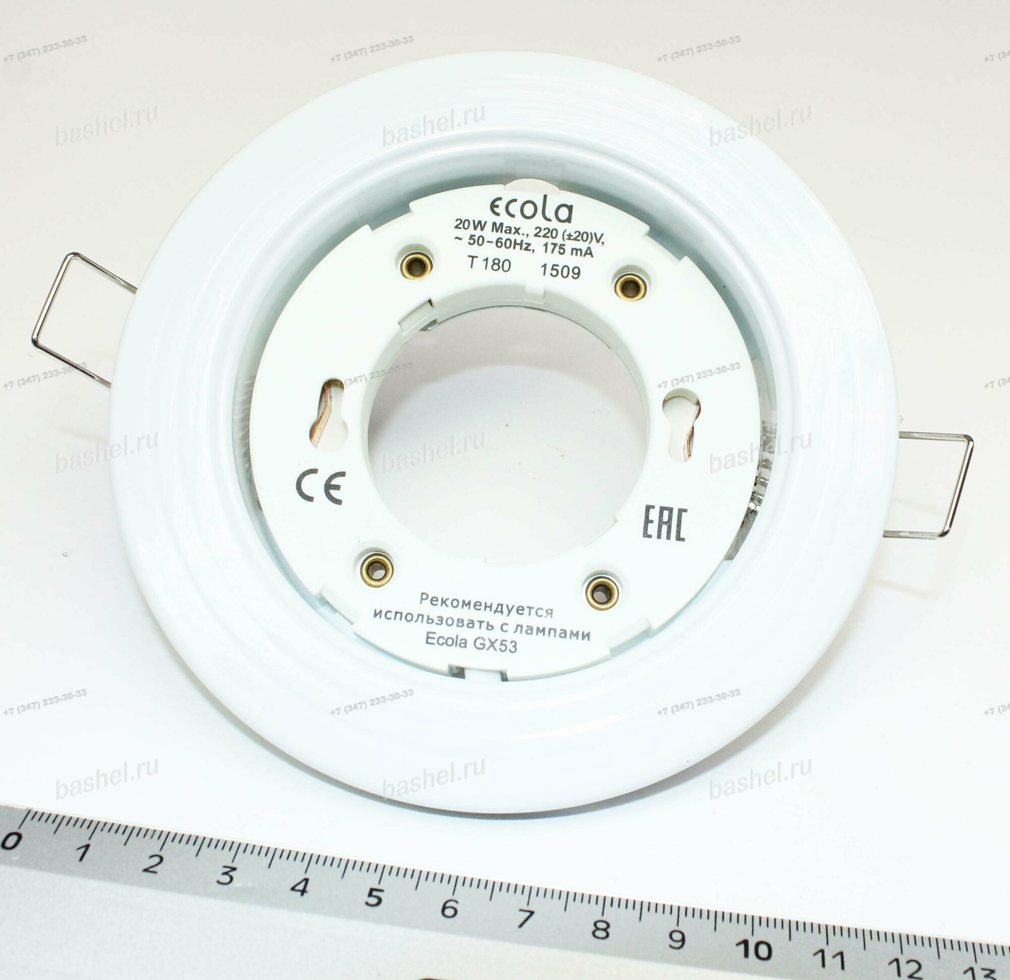 Светильник встраиваемый Ecola GX53 H4 