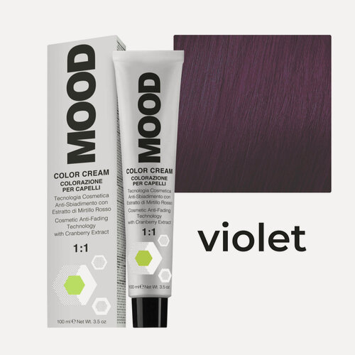 Изображение товара Краска для волос профессиональная Mood Viola Фиолетовый Микстон 100 мл