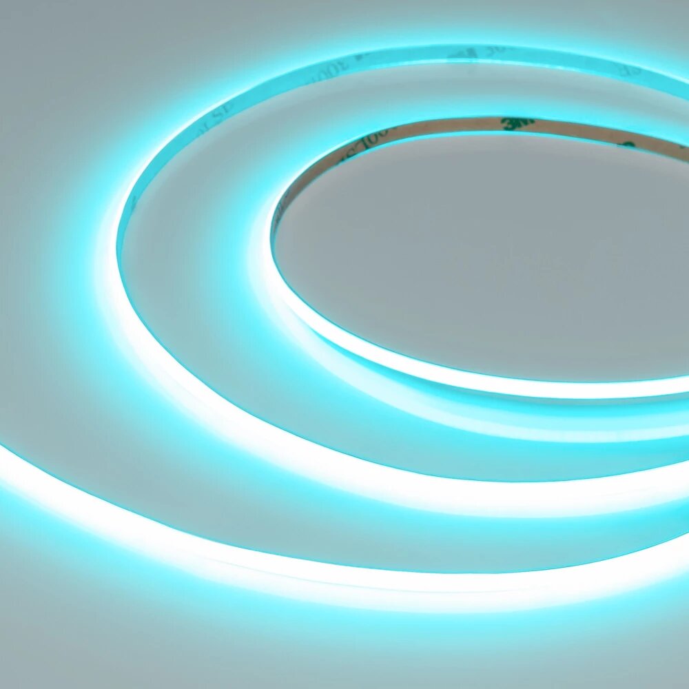 Лента COB-X480-4mm 24V Mint Blue (4 W/m, IP20, 5m) (Arlight, -) 046912