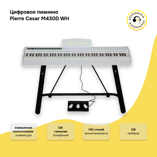 Цифровое фортепиано Pierre Cesar M430D WH