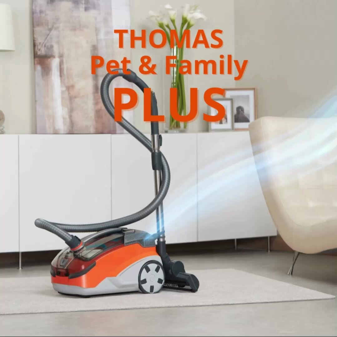 Моющий пылесос для дома Thomas Pet&Family Plus, для сухой и влажной уборки, с турбощеткой — фото 1