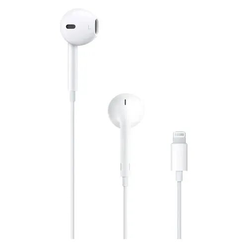 Наушники Apple EarPods A1748, Lightning, вкладыши, белый [mwty3fe/a]