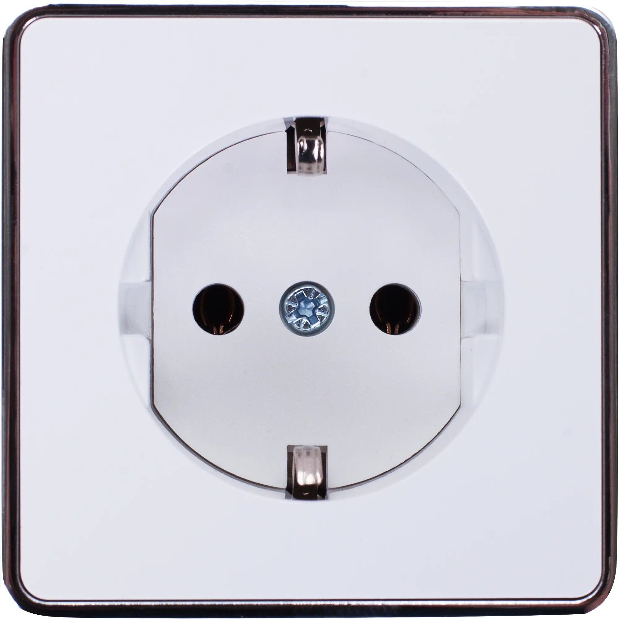 Розетка накладная Werkel Gallant с заземлением, цвет белый