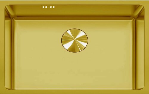 Изображение товара Кухонная мойка Steel Kitchen Style KS 7444 BRONZE, цвет бронза, большая сварная, комплект с декоративной накладкой