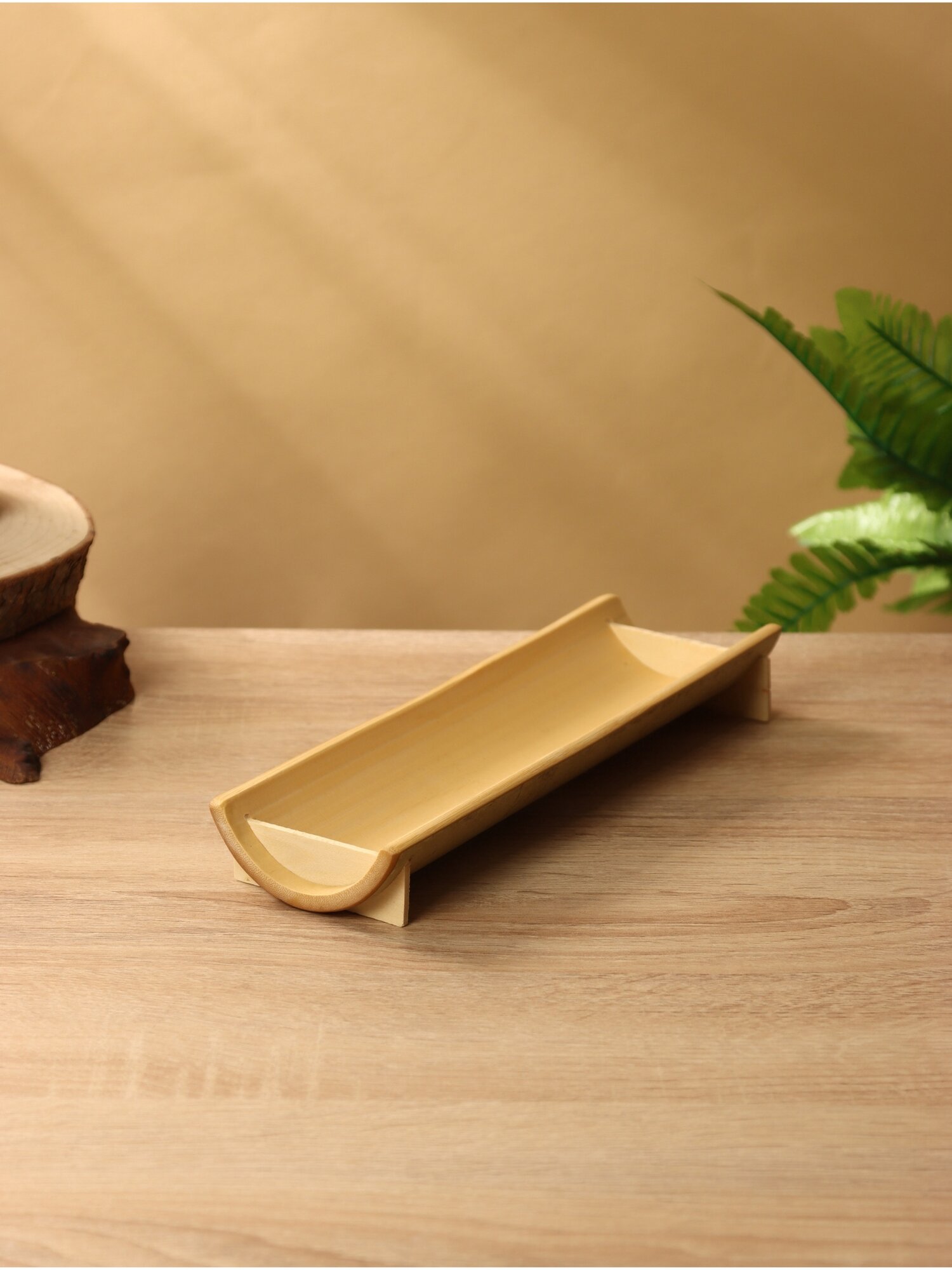 Блюдо 25 см бамбук