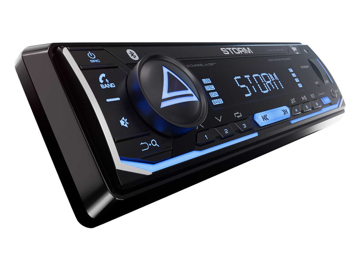 Автомагнитола Aura STORM-678 DSP 1Din Bluetooth FLAC MP3 WAV
