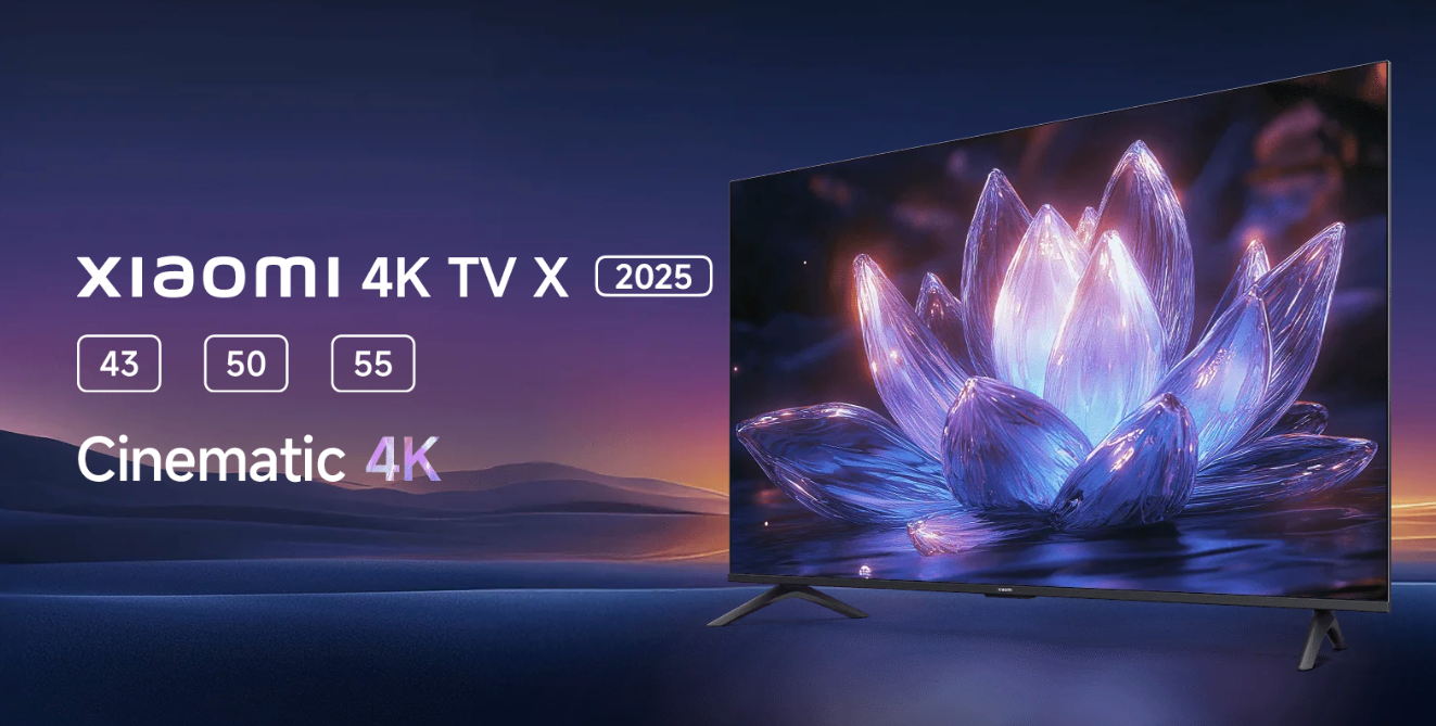 Телевизор Redmi Smart TV X 55 2025 (L55RB-XT), 4ГБ/64ГБ, IPS, 4К Ultra HD (3840x2160), 240 Гц, Android TV, CN
