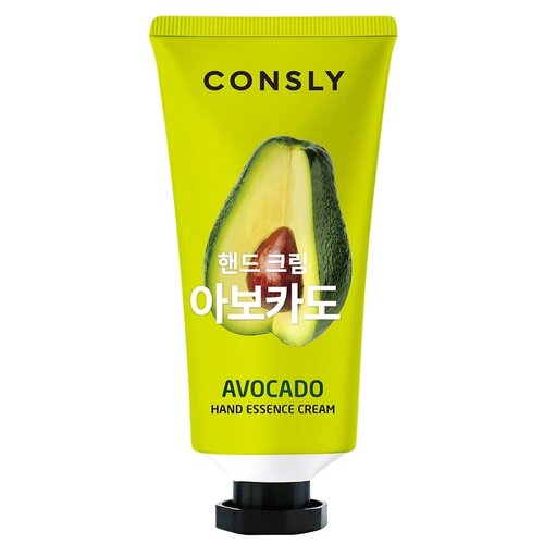 Consly Крем-эссенция для рук Avocado, 100 мл consly крем сыворотка для рук с экстрактом персика peach hand essence cream 100 мл