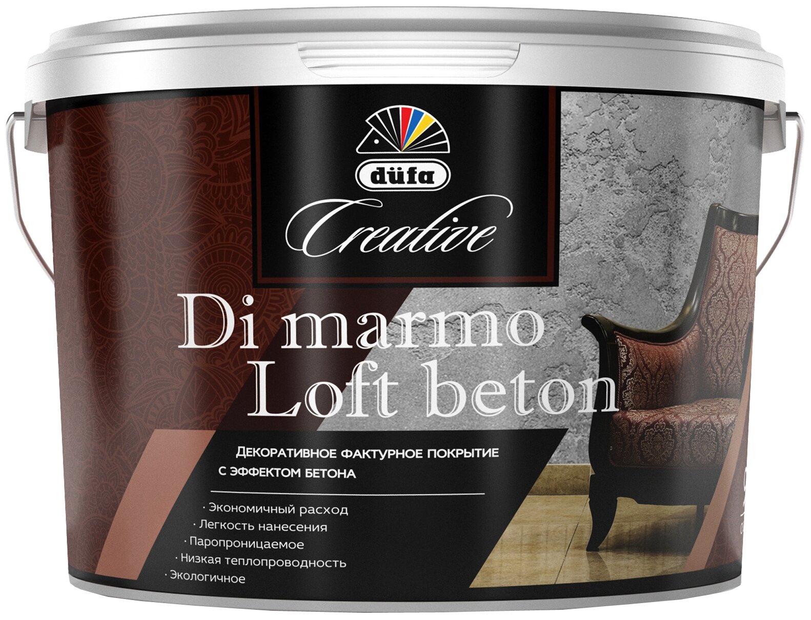 фото Декоративное покрытие Dufa Creative Di marmo Loft beton