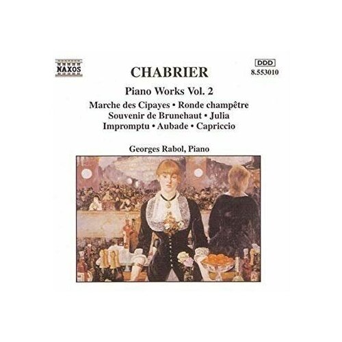 Chabrier - Piano Works Vol. 2 - Naxos CD Deu ( Компакт-диск 1шт) al jolson vol 2 1916 1918 naxos cd deu компакт диск 1шт