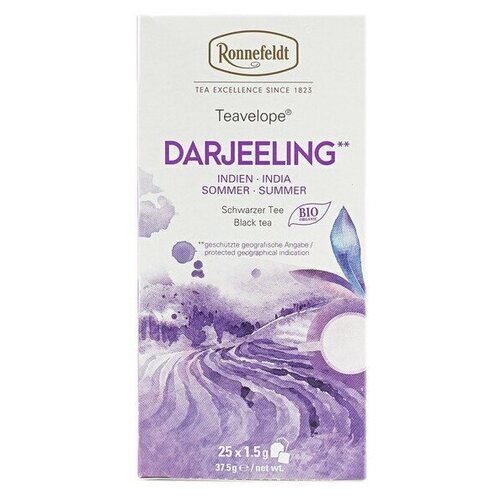 Чай черный Ronnefeldt Teavelope Darjeeling в пакетиках, 25 пак.