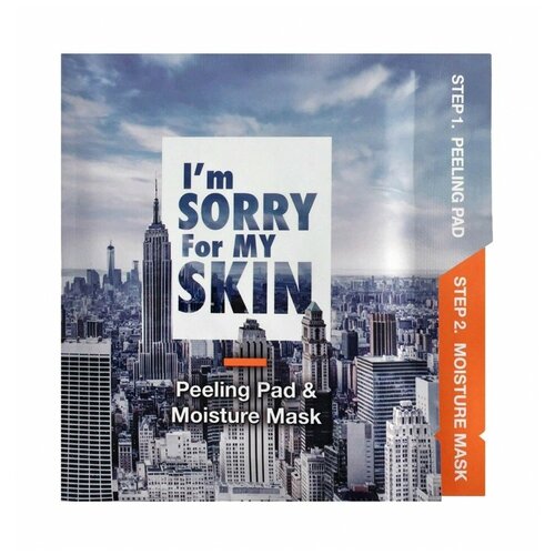 фото Набор падов i'm sorry for my skin для деликатной эксфолиации и увлажнения кожи лица - peeling pad & moisture ultru