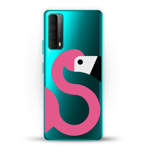 фото Силиконовый чехол фламинго на huawei p smart 2021 andy & paul