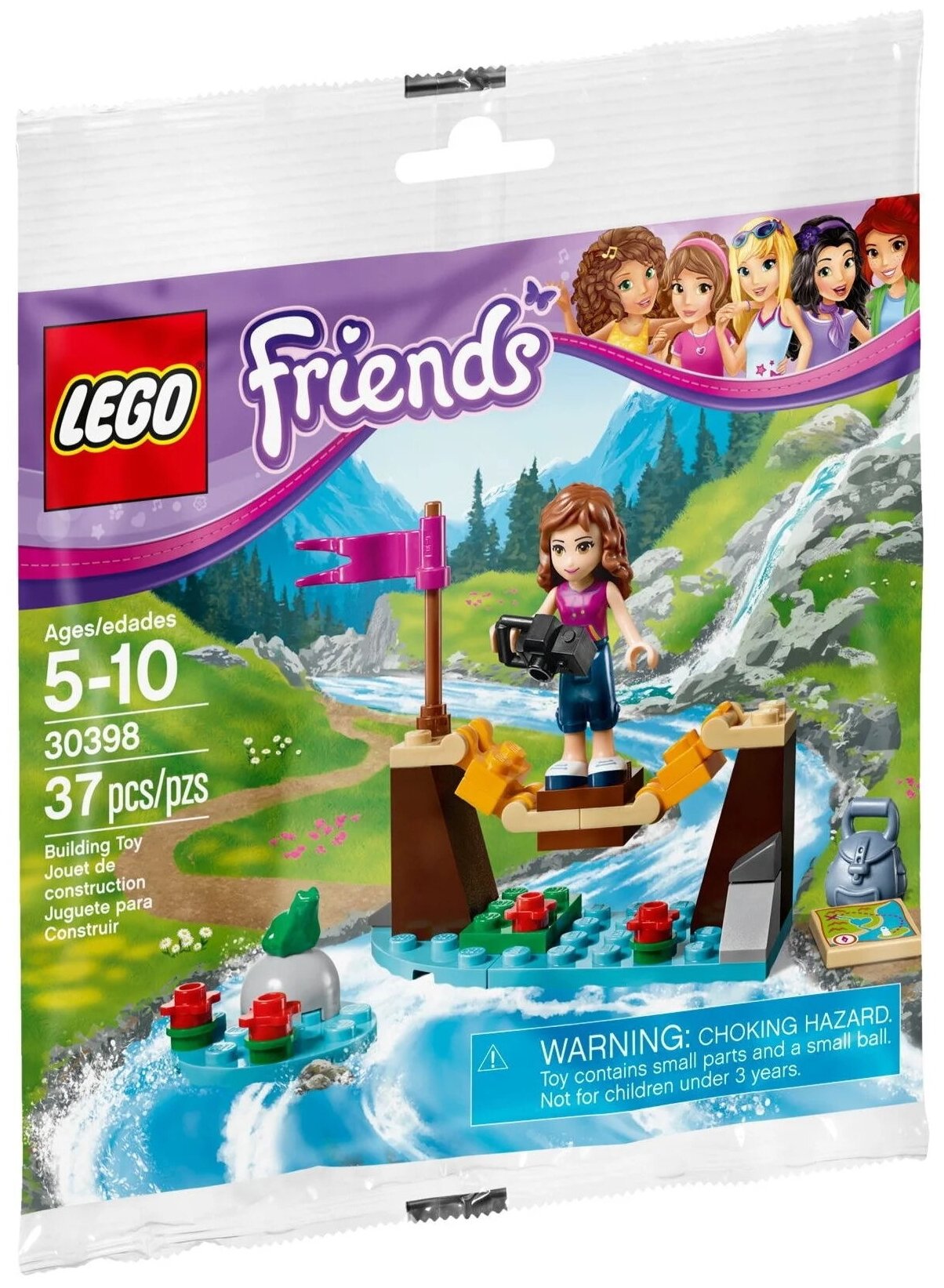 Конструктор LEGO Friends 30398 Мостик в лагере