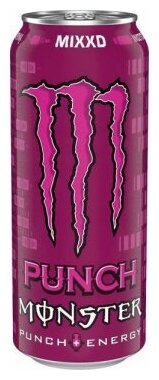 Энергетический напиток Monster Mixxd Punch / Монстер Микс Пунш 500мл (Ирландия) - фотография № 5