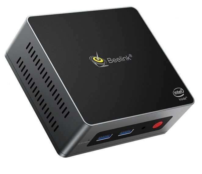 Неттоп Beelink GK mini 8/256 Intel Celeron J4125, 8 ГБ RAM, 256 ГБ SSD, Intel UHD Graphics 600, Windows 10 Home, черный