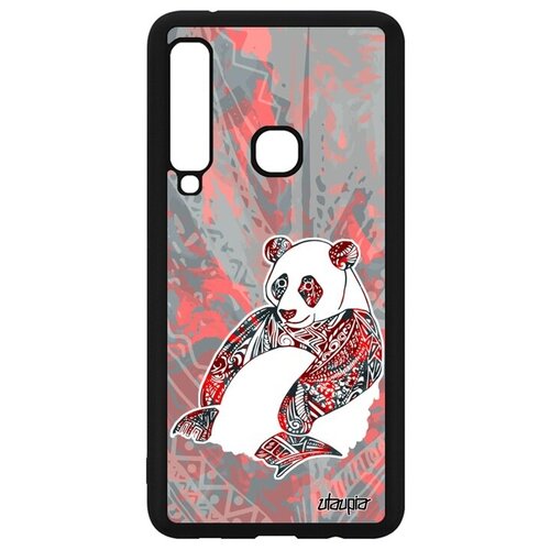 фото Защитный чехол на смартфон // galaxy a9 2018 // "панда" тибет бамбук, utaupia, розовый