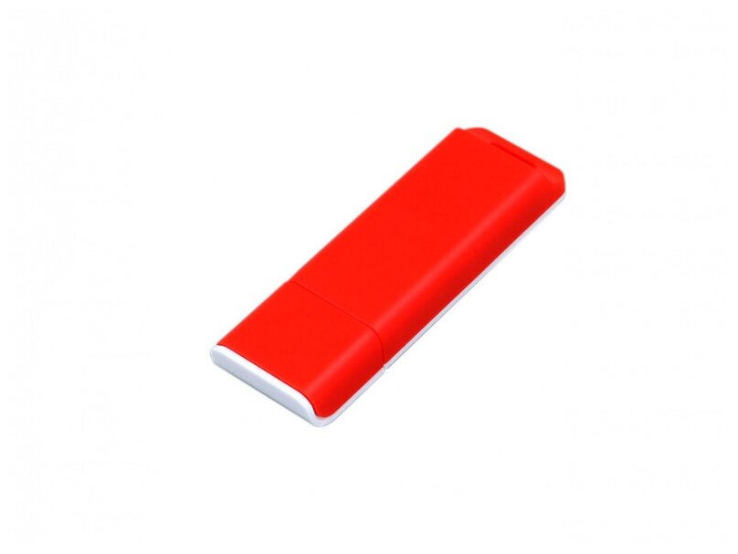 Оригинальная двухцветная флешка для нанесения логотипа (16 Гб / GB USB 2.0 Красный/Red Style Flash drive с необычным дизайном)