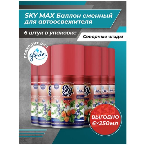 Освежитель воздуха сменный баллон - 6 штук