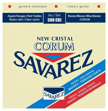 Комплект струн для классической гитары Savarez New Cristal-Corum 500CRJ