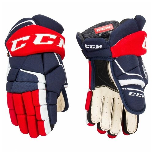 фото Перчатки ccm tacks 9060 jr (nav/red/wht 12")