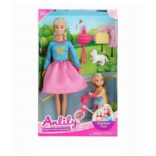 Кукла 99275 Anlily прогулка с дочкой в коробке