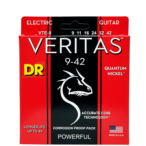 фото Dr strings vte-9 veritas струны для электрогитары