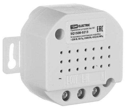 Комплект для беспроводного управления нагрузкой "Умный выключатель" РВ1-М1.1 "Уютный дом" TDM