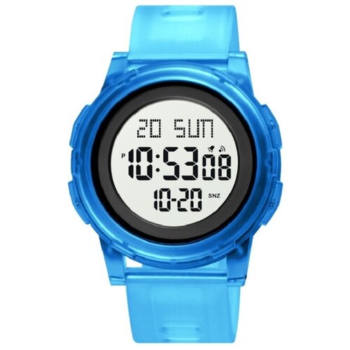 фото Часы наручные, мужские, электронные, с датой, с будильником, с секундомером, с таймером, с подсветкой, skmei 1732blue