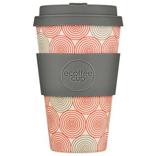 Многоразовый эко-стакан из бамбука для кофе Ecoffee Cup Swirl 415 мл