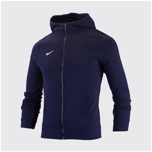 Толстовка подростковая Nike Hoodie FZ FLC Club19 AJ1458-451, р-р 128-137 см, Темно-синий