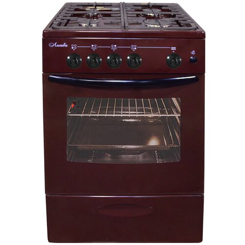 Газовая плита лысьва ГП 400 МС-2у газовая духовка без крышки коричневый 1855000₽