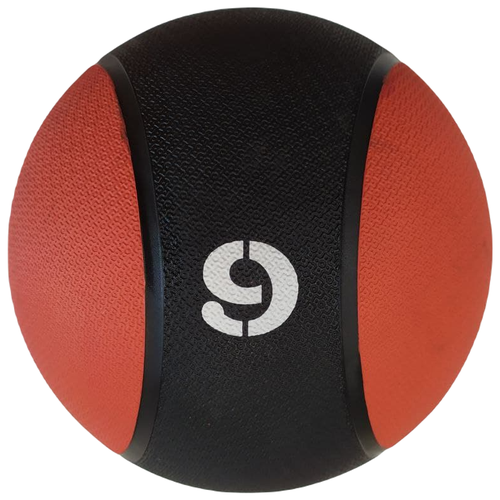 фото Медицинский резиновый мяч медбол для фитнеса red skill 9 кг