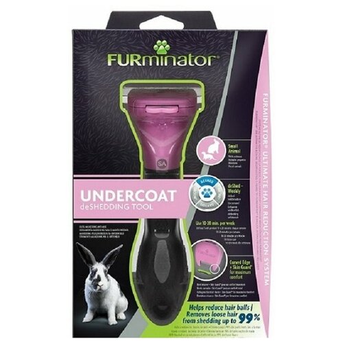 FURminator Small Animal фурминатор для кроликов, хорьков и грызунов 50х129х224 мм,