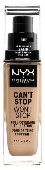 NYX professional makeup Тональный крем Can't stop won't stop