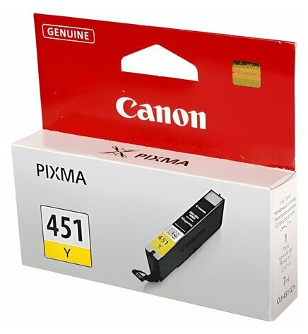 Картридж Unitype струйный CANON (CLI-451Y) Pixma iP724. - (1 шт)