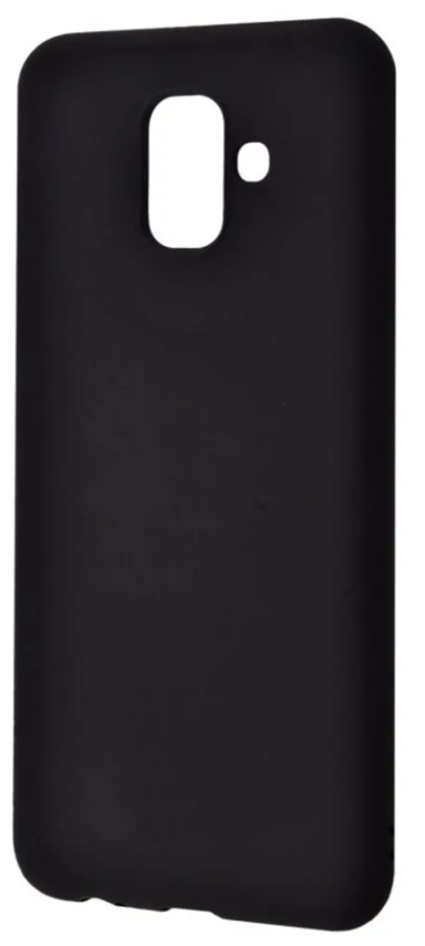Чехол силиконовый для Samsung J600F Galaxy J6 (2018), good quality, черный