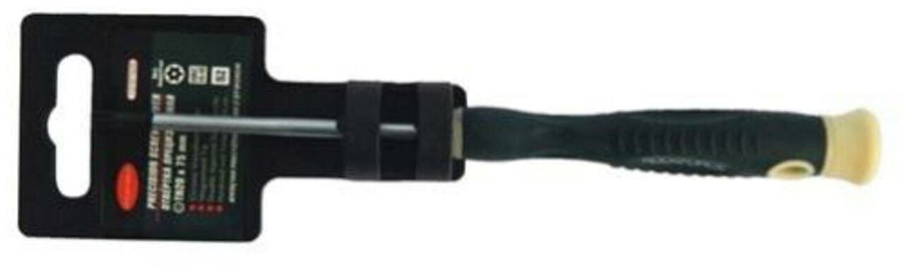 Отвертка TORX T15Hх75мм с отверстием ювелирная ROCKFORCE RF-73707515