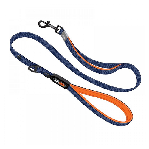 Поводок для собак JOYSER Walk Base Leash M синий с оранжевым