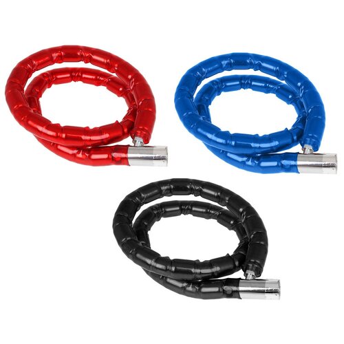 фото Замок велосипедный противоугонный тросовый усиленный, 22х1000мм, vetta металл, пвх