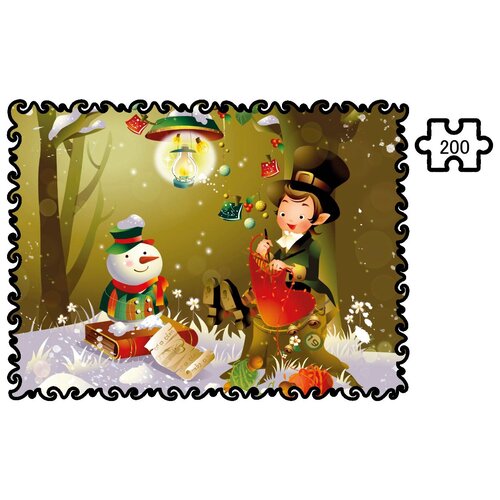 Деревянный пазл 