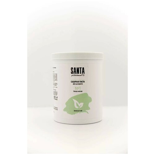 Santa Professional Сахарная паста для шугаринга Зеленый чай Ультра Мягкая, 1600 гр