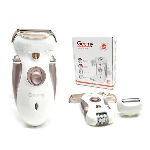 Беспроводной эпилятор 2в1 Geemy (на аккумуляторе) / Бритва