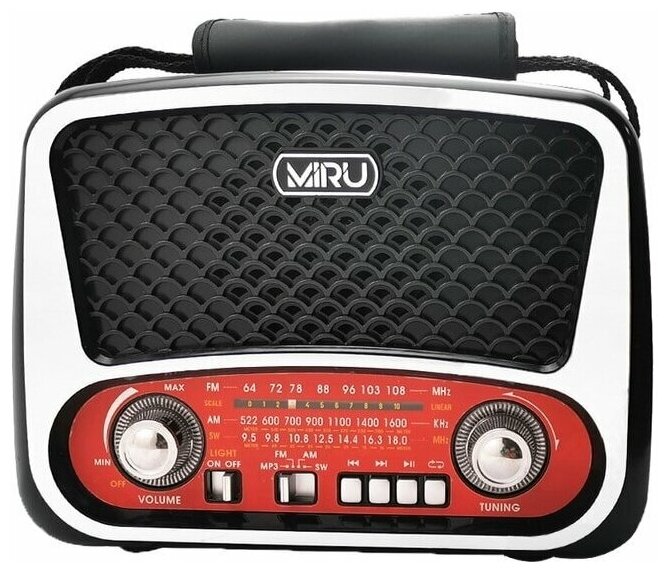 Радио с фонариком MIRU SR-1019
