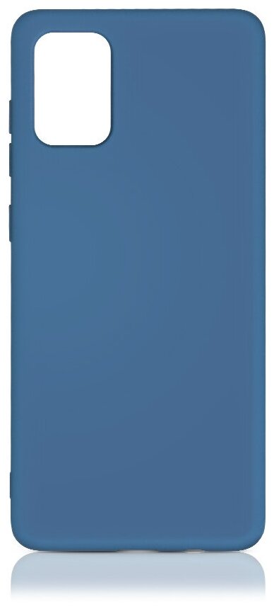 Чехол для смартфона Samsung Galaxy A71 DF sOriginal-08 Blue клип-кейс, силикон - фото №2