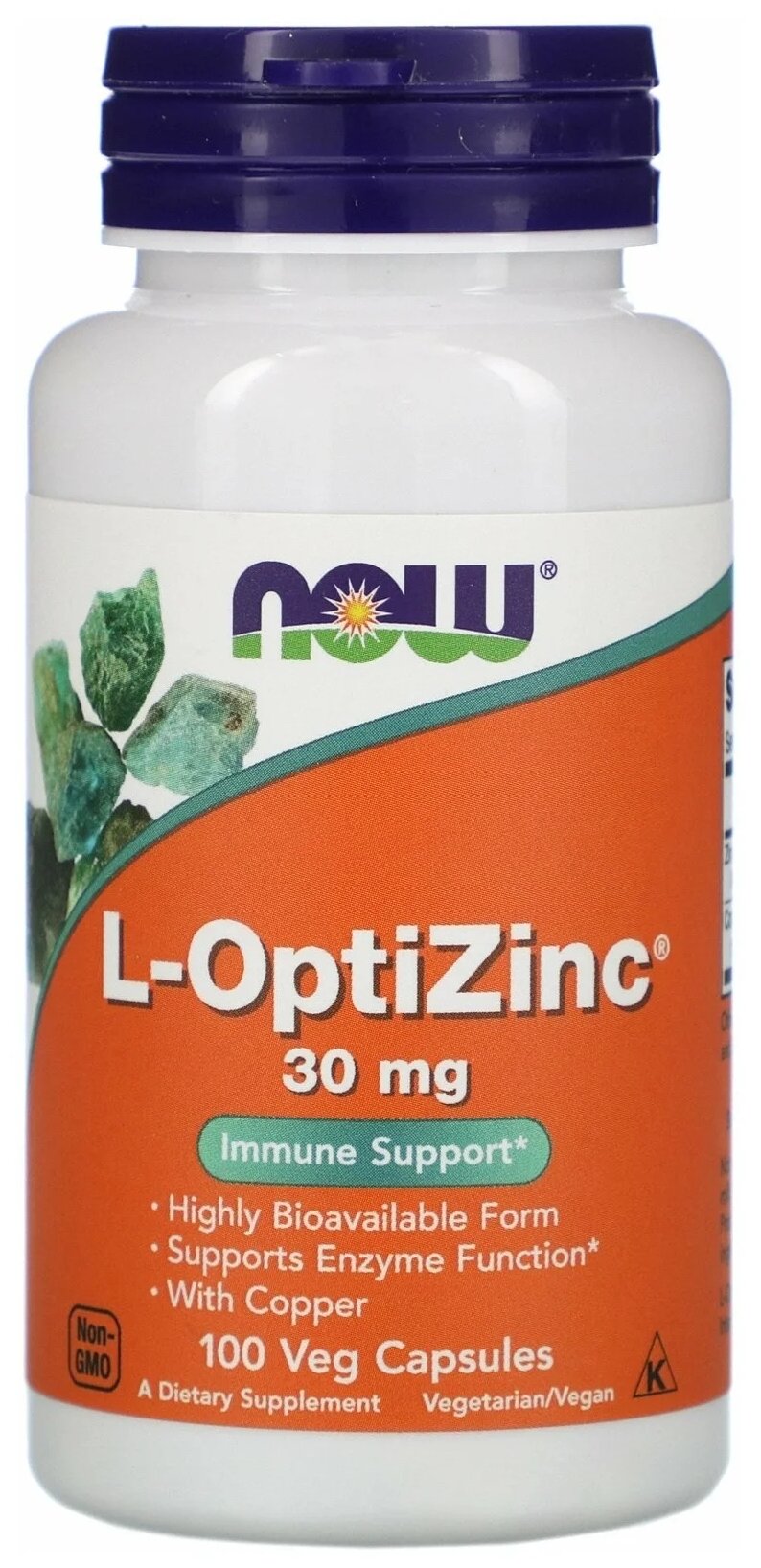 L-OptiZinc капс., 30 мг, 0.53 г, 100 шт.