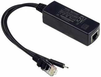 Активный PoE сплиттер с micro USB для Raspberry Pi