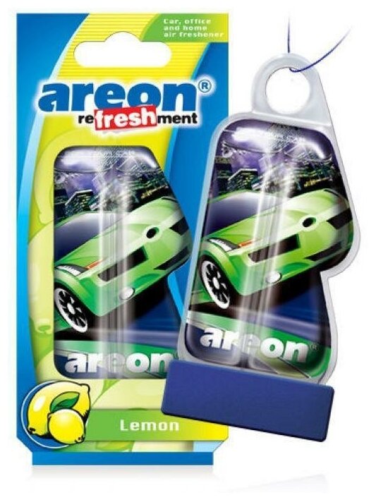 Ароматизатор для авто и дома гелевый AREON Liquid Лимон 704-025-901