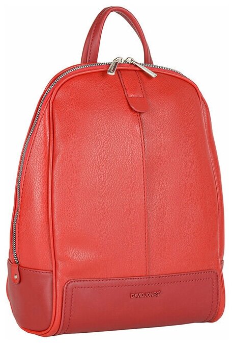 Рюкзак планшет DAVID JONES, фактура гладкая, красный